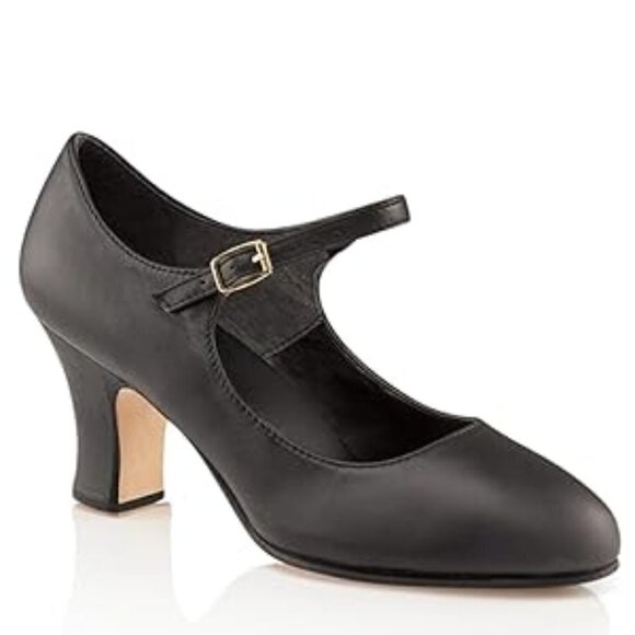 Capezio Women's Manhattan Character Shoe 3" heel 11W Wide - Picture 1 of 14
